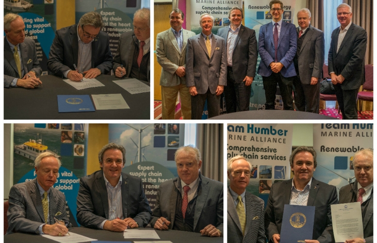 Team Humber Marine Alliance signs Memorandum of Understanding with Virginia Offshore Wind Coalition USA